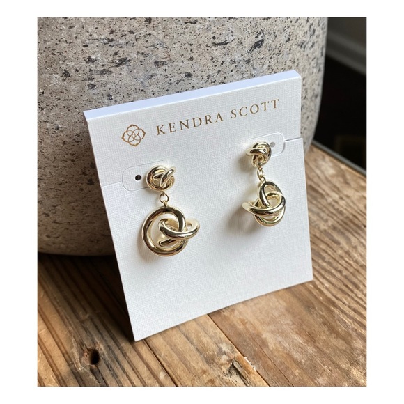 Kendra Scott • “Presleigh” Earrings • Gold - Picture 2 of 3